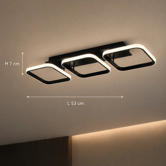 LED полилей VERTEX 34W, 3 квадрата, линеен, студена/топла/неутрална светлина, черен - 01_LL770-3BK.png