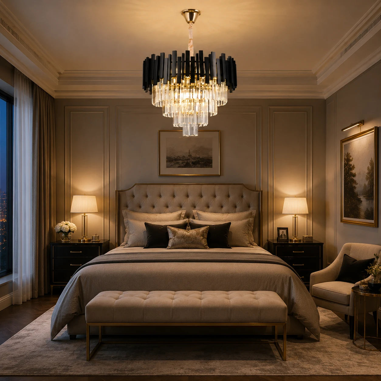 BLOIS Кристален полилей Elegance 8xE14, диаметър 50 см, черен, регулируема височина - 02_CC110:500BK.png