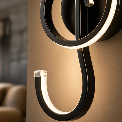 LED стенна лампа Key Sol 34W Студена/Топла/Неутрална светлина Метално черно - 03_AL861BK.png