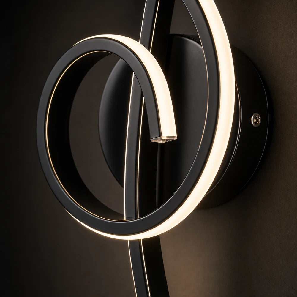 LED стенна лампа Key Sol 34W Студена/Топла/Неутрална светлина Метално черно - 04_AL861BK.png