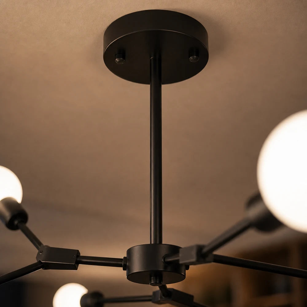 Полилей Architek Hexa, 6xE27, 90x80, черен, метал - 04_LC368-6BK.png