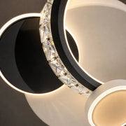 Кристален LED полилей PRISMIQ 45W, 3 кръга, Студена/Топла/Неутрална светлина, Черен - 03_LL654-300BK.png
