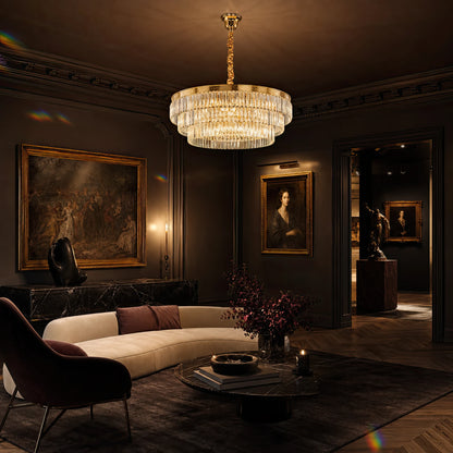 CHAMBORD Кристален полилей Nobile 5xE14, диаметър 38 см, матово злато - 06_CC930-400GD.png