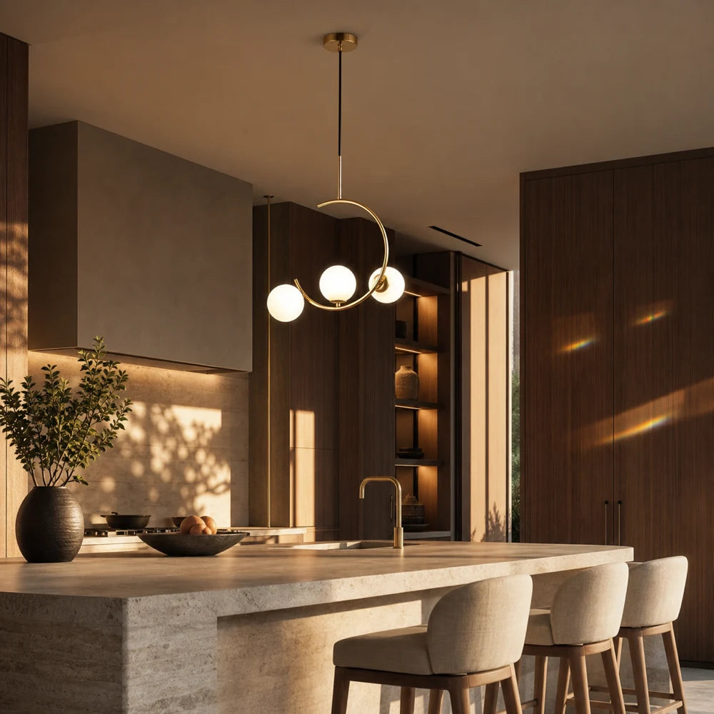 Полилей за атриум LOFT, 3x G9, бяло злато, метал, регулируема височина - 06_LC802-3GD.png