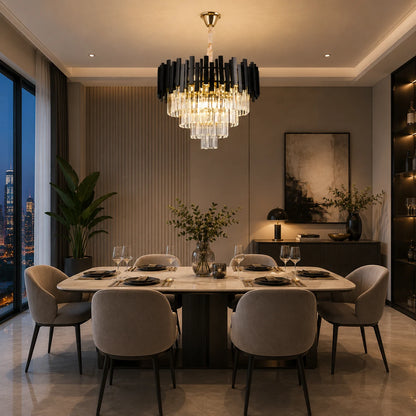 BLOIS Кристален полилей Elegance 8xE14, диаметър 50 см, черен, регулируема височина - 07_CC110:500BK.png