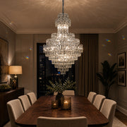 Кристален полилей WINDSOR Grande Supremo 14xE14, диаметър 60X90 см, блестящ хром, регулируема височина - 07_CC800-600X900CH.png