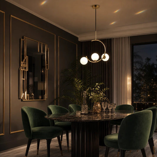 Полилей за атриум LOFT, 3x G9, бяло злато, метал, регулируема височина - 07_LC802-3GD.png