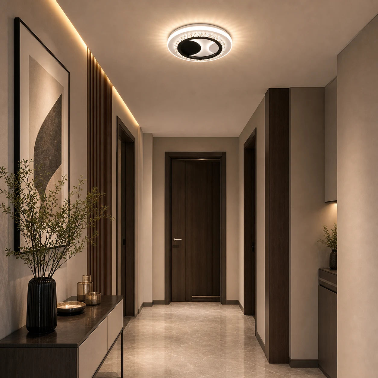 LED кристален полилей ARIELLA 39W, кръгъл, студена/топла/неутрална светлина, черен - 07_LL602BK.png