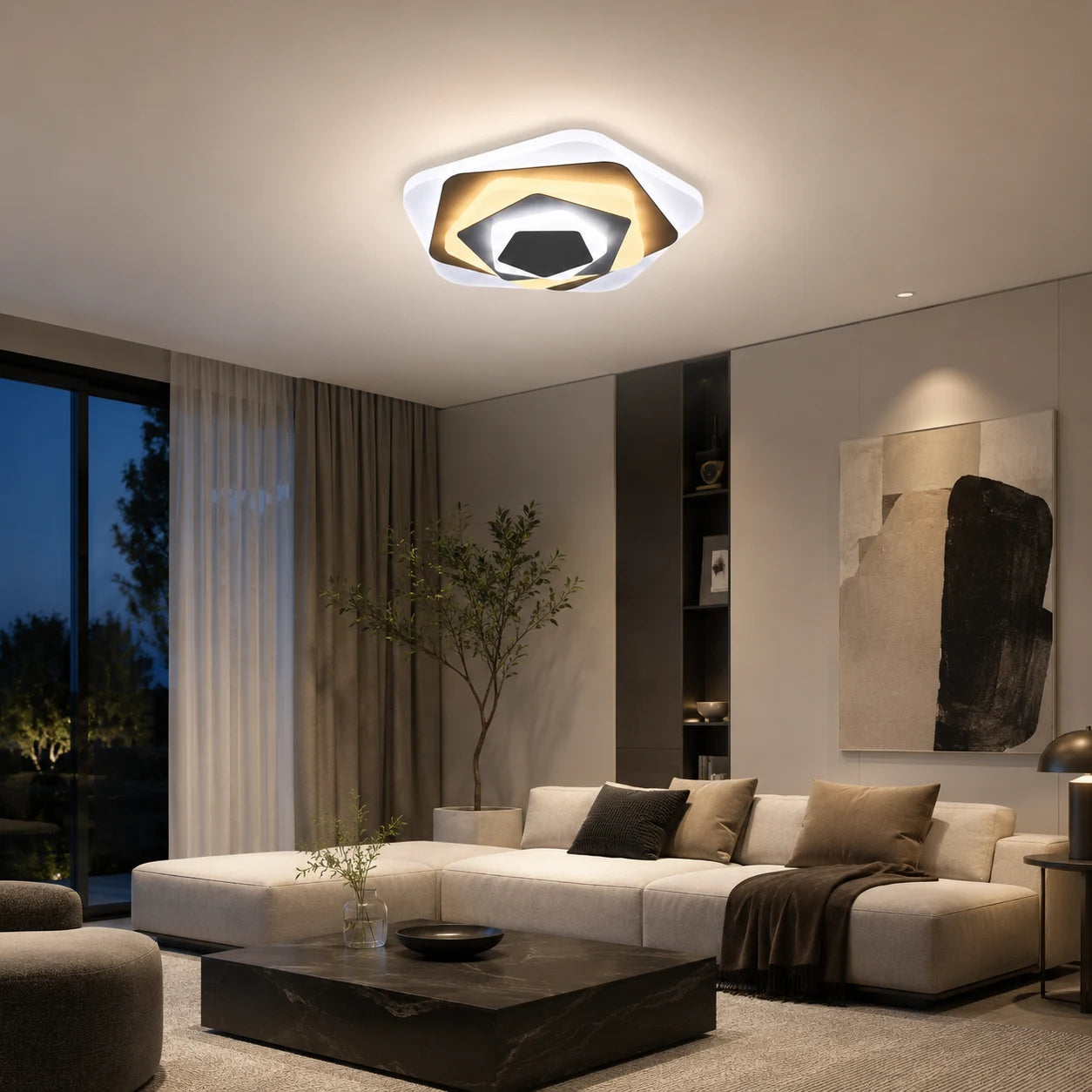 LED полилей SIENA 40W, диаметър 23 см, студена/топла/неутрална светлина, бял - 07_LL660WH.png