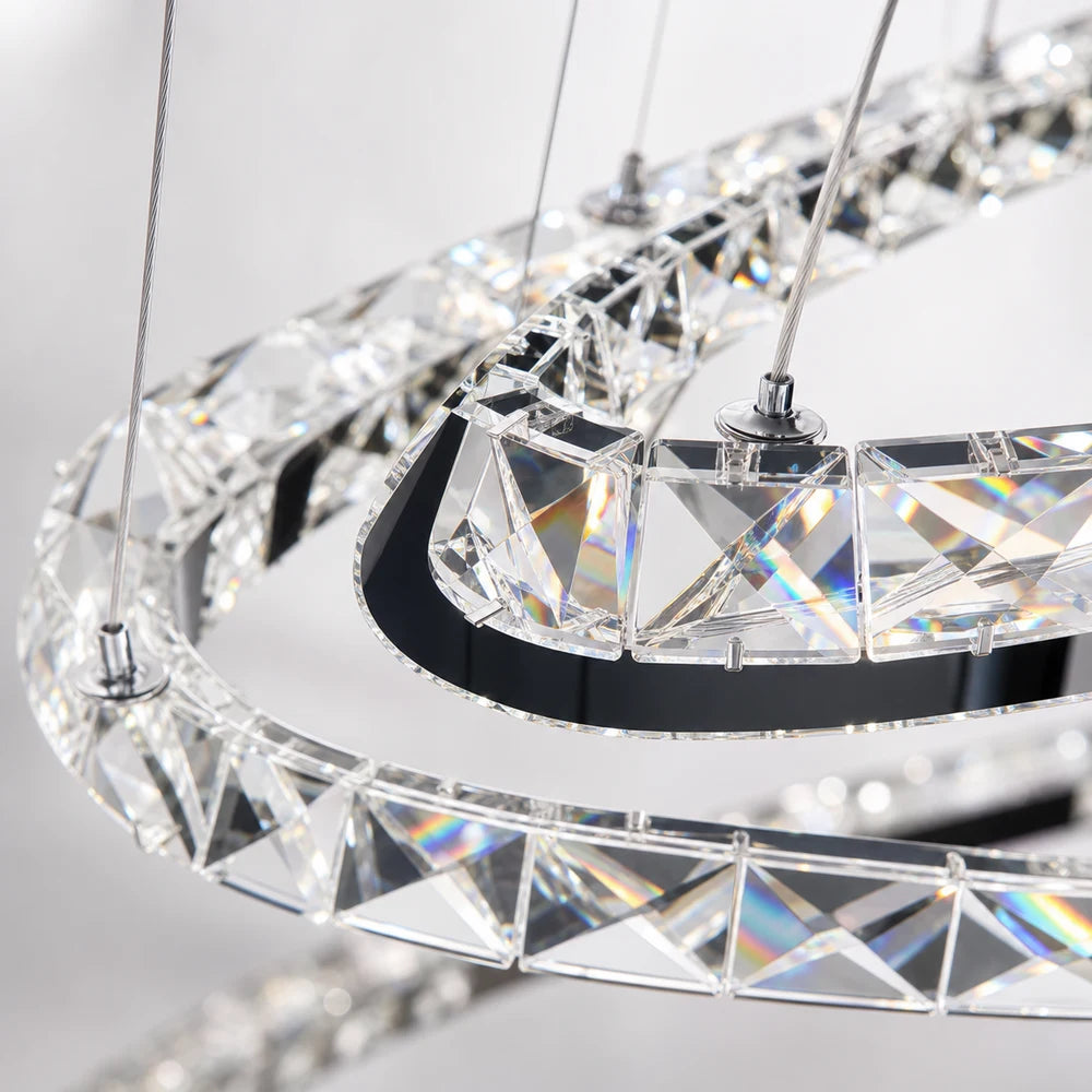 Окачен LED полилей с дистанционно управление и кристал PRISM LUMINIS 79W, 3 кръга, Студена/Топла/Неутрална светлина, Димируем, Хром, Регулируема височина - 07_LT029.png