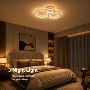 LED полилей с дистанционно управление и кристал NOVA ROTONDA RGB 75W, 3 кръга, Студена/Топла/Неутрална светлина, Димируем, Бял - 07_LT073-3WH.png