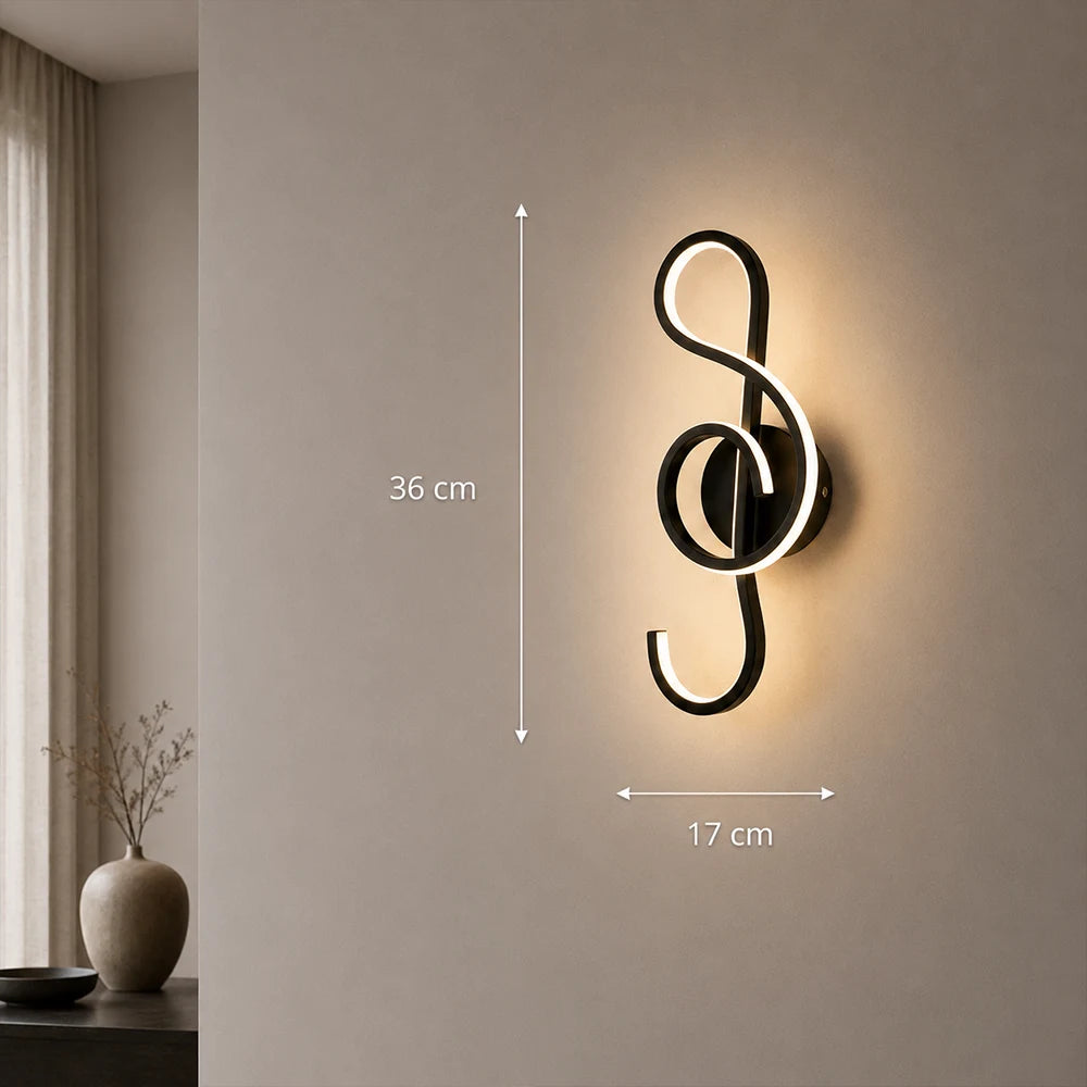 LED стенна лампа Key Sol 34W Студена/Топла/Неутрална светлина Метално черно - 08_AL861BK.png