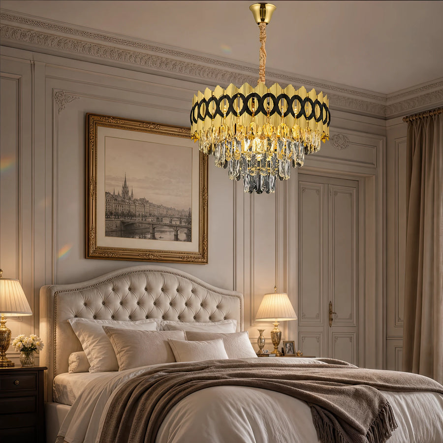 Кристален полилей PIERREFONDS Elegance 8x E14, диаметър 48,5 см, блестящо злато, регулируема височина - 08_CC8942-500.png