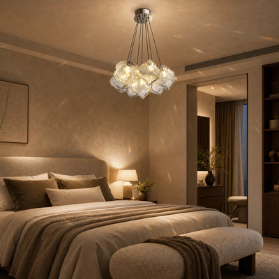 Полилей ECOLUCE MODERN, глобус, 7xE27, регулируема височина, хром
