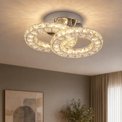 LED и кристален полилей ZABINA 25W, 2 кръга, Студена/Топла/Неутрална светлина, Блестящ хром - 08_LT062CR.png