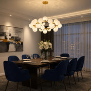 Камерен полилей LOFT, 25x G9, бяло злато, метал, регулируема височина, модерен - 07_LC802-25GD.png