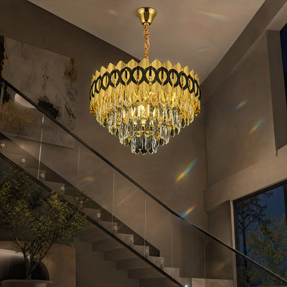 Кристален полилей PIERREFONDS Elegance 8x E14, диаметър 48,5 см, блестящо злато, регулируема височина - 09_CC8942-500.png