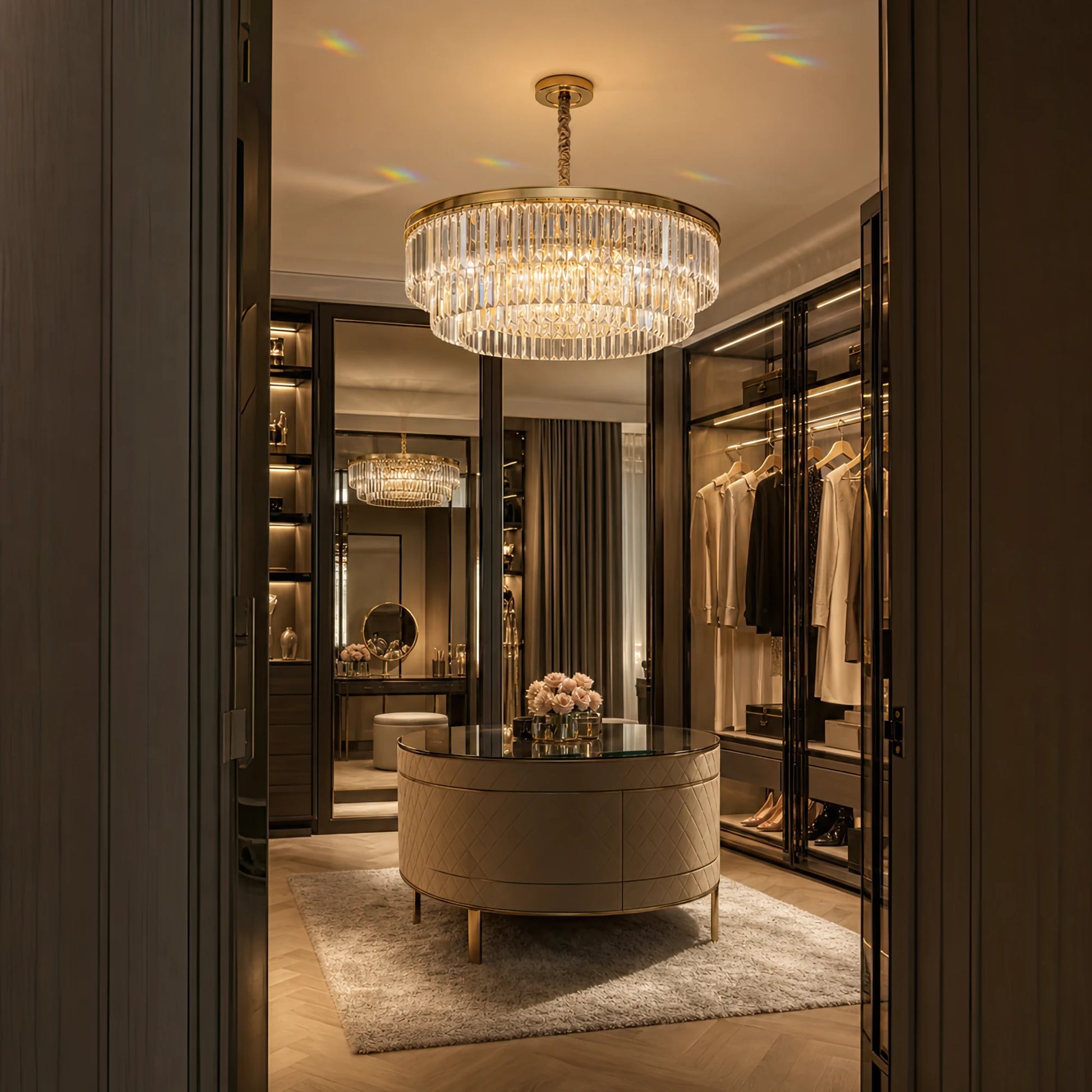 Кристален полилей CHAMBORD Nobile 5xE14, диаметър 38 см, матово злато - 10_CC930-400GD.png