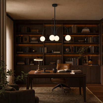 Полилей с абажур, Torino, 4xE27, черен, метал - 10_LC850-4BK.png
