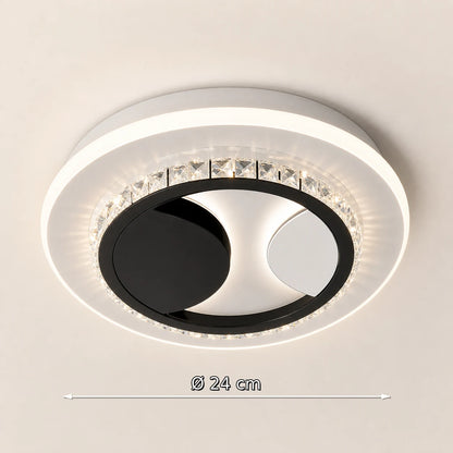LED кристален полилей ARIELLA 39W, кръгъл, студена/топла/неутрална светлина, черен - 10_LL602BK.png