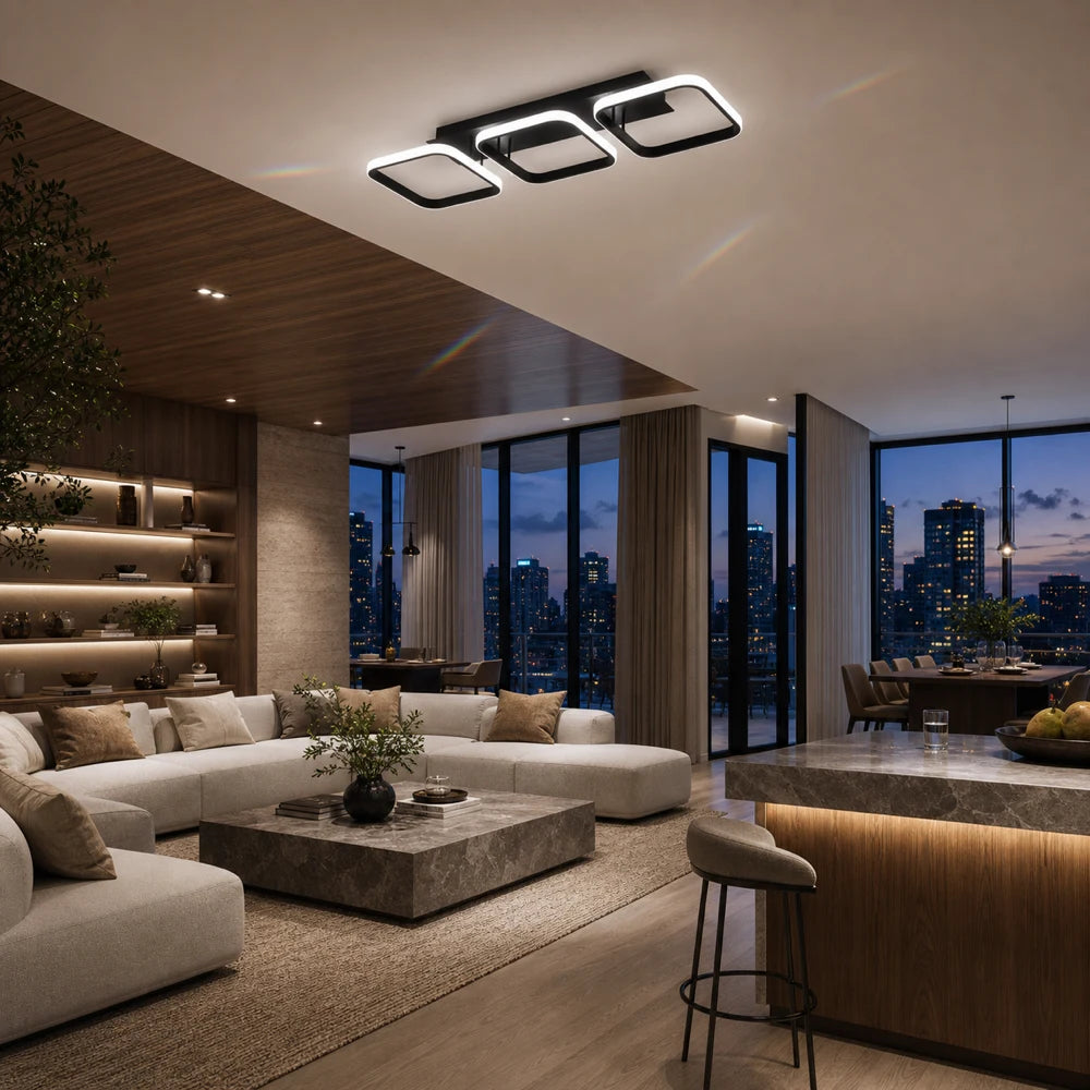 LED полилей VERTEX 34W, 3 квадрата, линеен, студена/топла/неутрална светлина, черен - 11_LL770-3BK.png