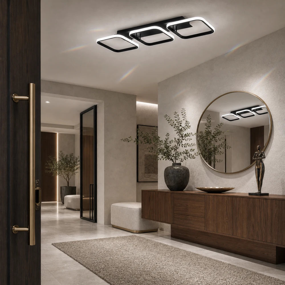 LED полилей VERTEX 34W, 3 квадрата, линеен, студена/топла/неутрална светлина, черен - 13_LL770-3BK.png