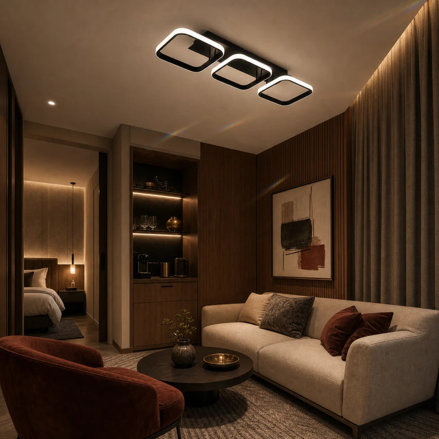 LED полилей VERTEX 34W, 3 квадрата, линеен, студена/топла/неутрална светлина, черен - 14_LL770-3BK.png