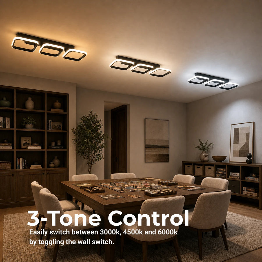 LED полилей VERTEX 34W, 3 квадрата, линеен, студена/топла/неутрална светлина, черен - 16_LL770-3BK.png