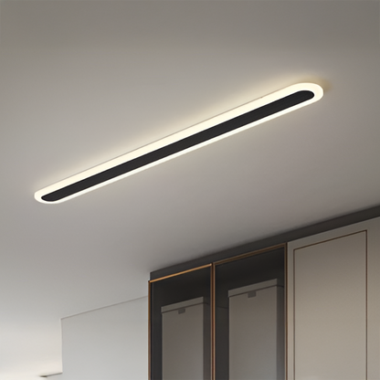 Външна LED стенна лампа SUHA, дължина 50 см, 6 W, IP65, метална, линейна, черна външна стенна лампа Заглавие по подразбиране Alessandro Design