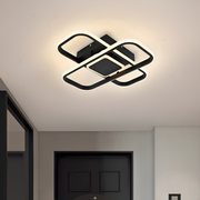 LED полилей с дистанционно управление VECTOR QUAD 52W, Студена/Топла/Неутрална светлина, Димируем, Черен LED полилей с дистанционно управление Default Title Alessandro Design