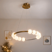 LED пендел акрилен Nova 57W с дистанционно управление, димируем, 3000K/4000K/6000K, златни, метални и акрилни LED полилеи с дистанционно управление Заглавие по подразбиране Alessandro Design