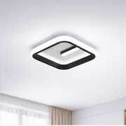 LED полилей VICTORIA 19W, квадратен, студена/топла/неутрална светлина, черен, бял LED полилей Заглавие по подразбиране Alessandro Design