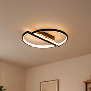 LED полилей с дистанционно управление VECTOR ARCUS 52W, 2 елемента, Студена/Топла/Неутрална светлина, Димируем, Черен LED полилей с дистанционно управление Default Title Alessandro Design