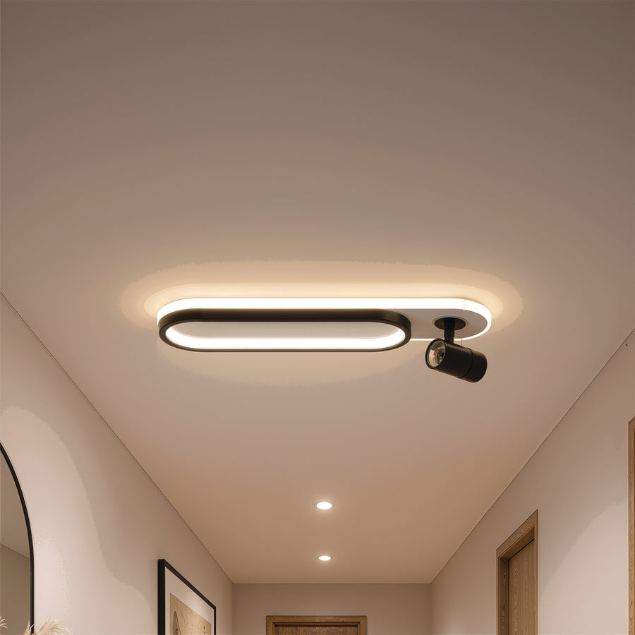 LED полилей с регулируем проектор FISSO Camilla 49W, светлина 3000/4000/6000k, черен LED полилей Заглавие по подразбиране Alessandro Design