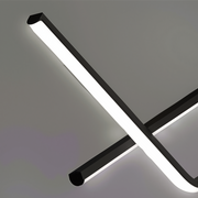 Окачен LED полилей с дистанционно управление ZIGZAG 27W, Студена/Топла/Неутрална светлина, Димируем, Черен, Регулируема височина LED полилеи с дистанционно управление Заглавие по подразбиране Alessandro Design
