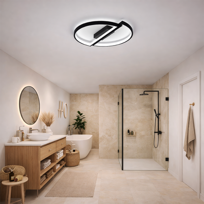 LED полилей с дистанционно управление VECTOR ARCUS 52W, 2 елемента, Студена/Топла/Неутрална светлина, Димируем, Черен LED полилей с дистанционно управление Default Title Alessandro Design