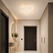 LED полилей с дистанционно управление GLORIOSA 95W, 5 венчелистчета, студена/топла/неутрална светлина, димиране, бял LED полилей с дистанционно управление Default Title Alessandro Design