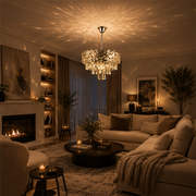 Кристален полилей WINDSOR Nobile 5xE14, диаметър 39 см, блестящ хром, регулируема височина Кристални полилеи Заглавие по подразбиране Alessandro Design