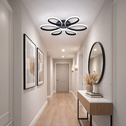 LED полилей с дистанционно HELIX 63W, Студена/Топла/Неутрална светлина, Димируем, Черен LED полилей с дистанционно управление Заглавие по подразбиране Alessandro Design