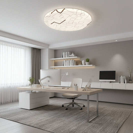 Plafonieră LED 35 cm, 31W, 3000K / 4000K / 6000K, Alb, Metal si Acril Plafoniere LED Default Title Alessandro Design