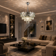 Кристален полилей WINDSOR Nobile 5xE14, диаметър 39 см, блестящ хром, регулируема височина Кристални полилеи Заглавие по подразбиране Alessandro Design