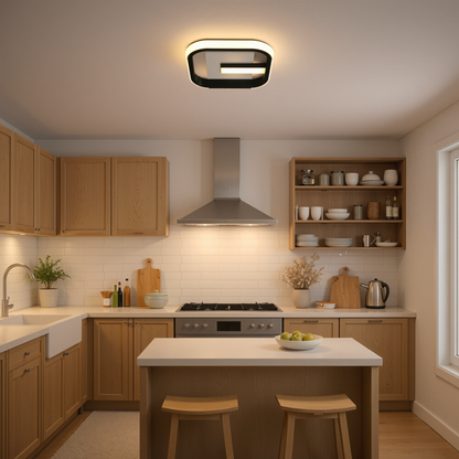 LED полилей VICTORIA 19W, квадратен, студена/топла/неутрална светлина, черен, бял LED полилей Заглавие по подразбиране Alessandro Design