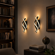 Reid 13W LED стенна лампа, студена/топла/неутрална светлина, черни вътрешни стенни лампи Заглавие по подразбиране Alessandro Design