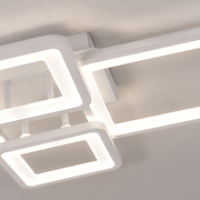 LED полилей с дистанционно управление ELLA 67W, 4 квадрата, студена/топла/неутрална светлина, димируем, бял LED полилей с дистанционно управление Default Title Alessandro Design