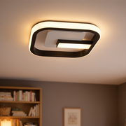 LED полилей VICTORIA 19W, квадратен, студена/топла/неутрална светлина, черен, бял LED полилей Заглавие по подразбиране Alessandro Design