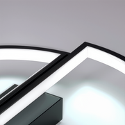 LED полилей с дистанционно управление VECTOR ARCUS 52W, 2 елемента, Студена/Топла/Неутрална светлина, Димируем, Черен LED полилей с дистанционно управление Default Title Alessandro Design