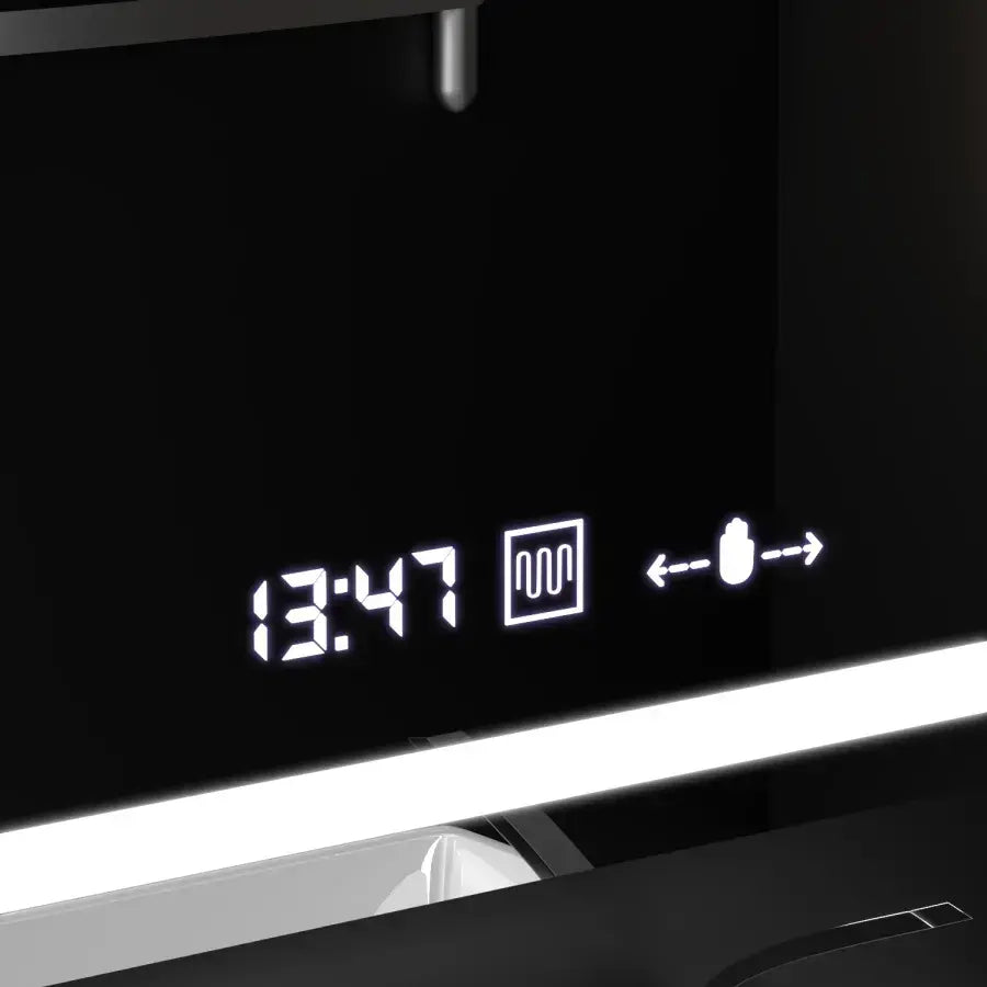 Правоъгълно LED огледало, 90x60 см, Souverain MotionGlow Marcello, система за обезпотяване, часовник и термометър, козметична лупа, димируеми огледала Marcello Заглавие по подразбиране Alessandro Design