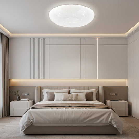 Plafonieră LED 35 cm, 31W, 3000K / 4000K / 6000K, Alb, Metal si Acril Plafoniere LED Default Title Alessandro Design