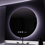 LED кръгло огледало, 80 см, Serenite MotionGlow Marcello, система за обезпотяване, часовник и термометър, димируеми огледала Marcello Заглавие по подразбиране Alessandro Design