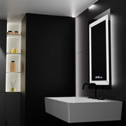 Правоъгълно LED огледало, 60x80cm, Venezia Marcello MotionGlow сензор, система за обезпотяване, часовник и термометър, димиране, топла неутрална студена светлина 3000K/4000K/6000K Marcello Mirrors Заглавие по подразбиране Alessandro Design